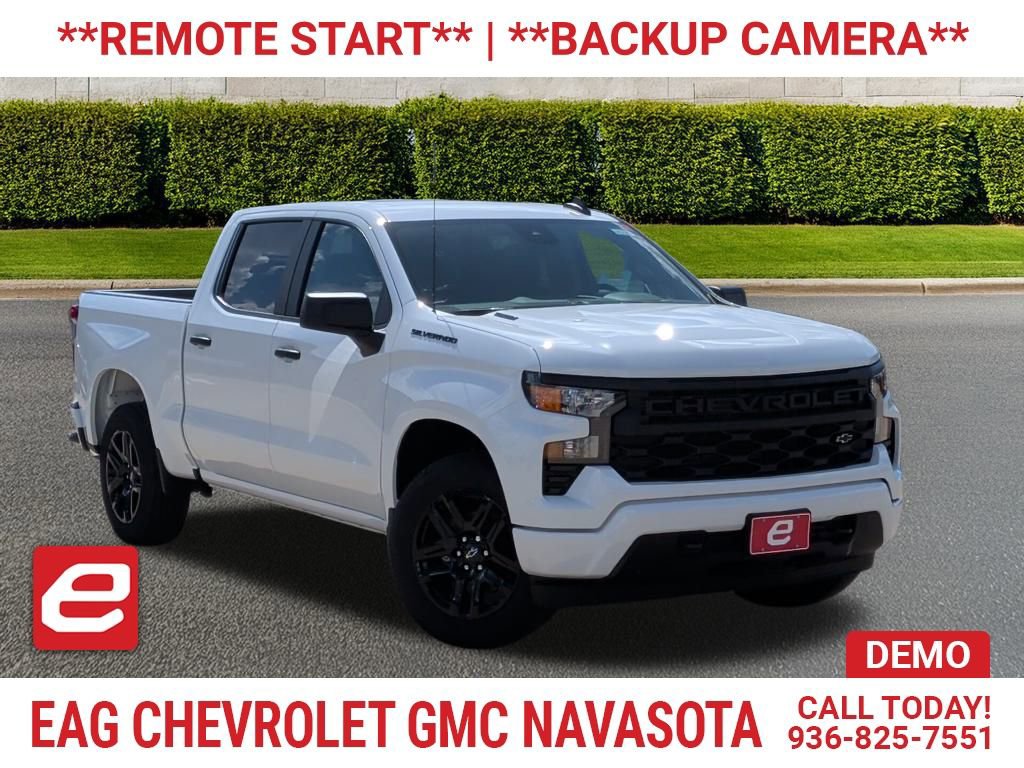 New 2026 Chevrolet Silverado 1500 Custom w/ LPO, Dark Essentials Package RWD image 1