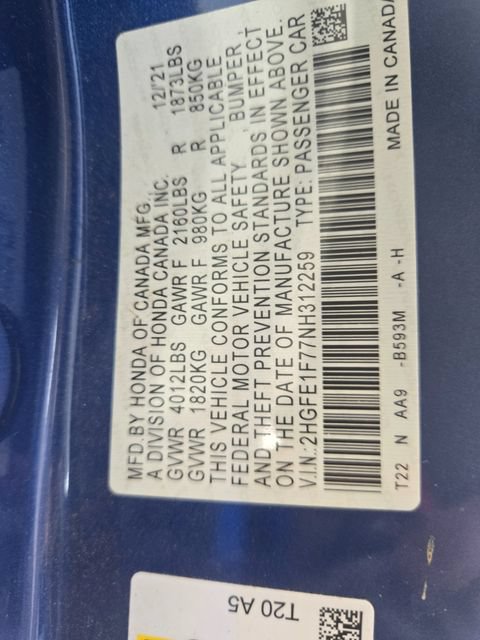 Used 2022 Honda Civic EX image 23