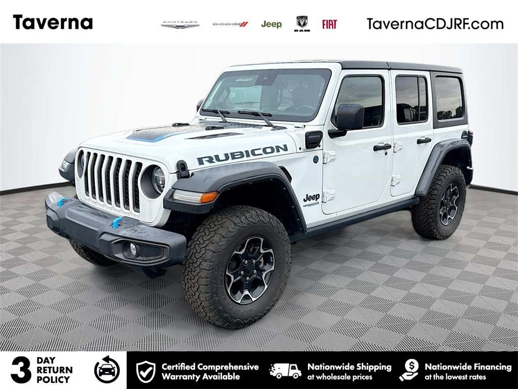 Used 2021 Jeep Wrangler Unlimited Rubicon 4xe w/ Cold Weather Group