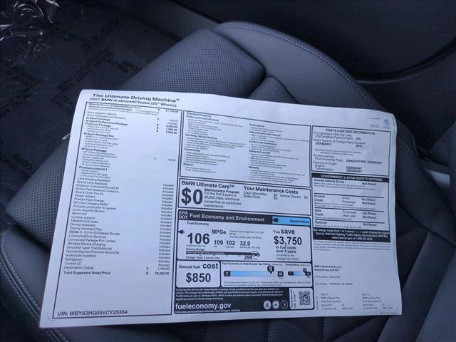 New 2027 BMW i5 eDrive40 w/ M Sport Package RWD image 18