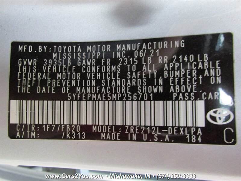 Used 2021 Toyota Corolla LE FWD image 32