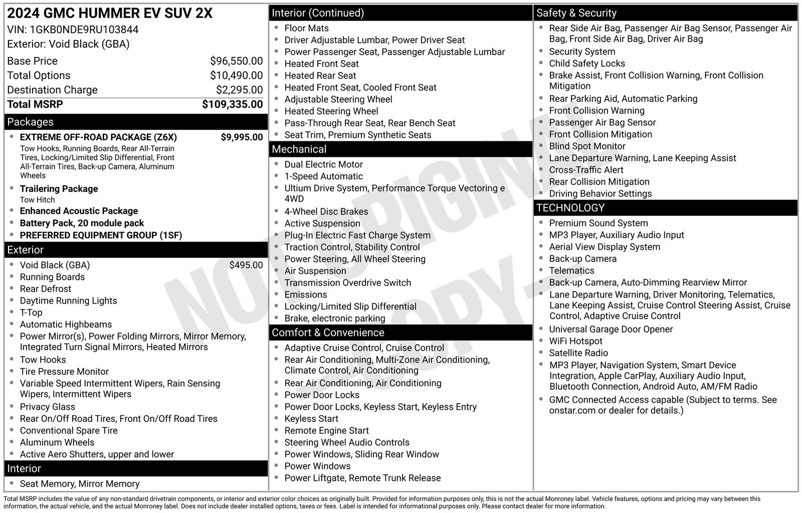 Used 2024 GMC Hummer EV 2X w/ Extreme Off-Road Package AWD/4WD image 4
