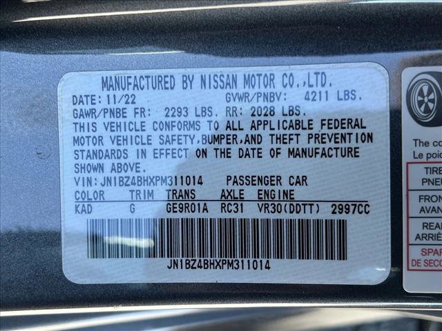 Used 2023 Nissan Z Performance w/ Floor Mat Package (L93) image 25