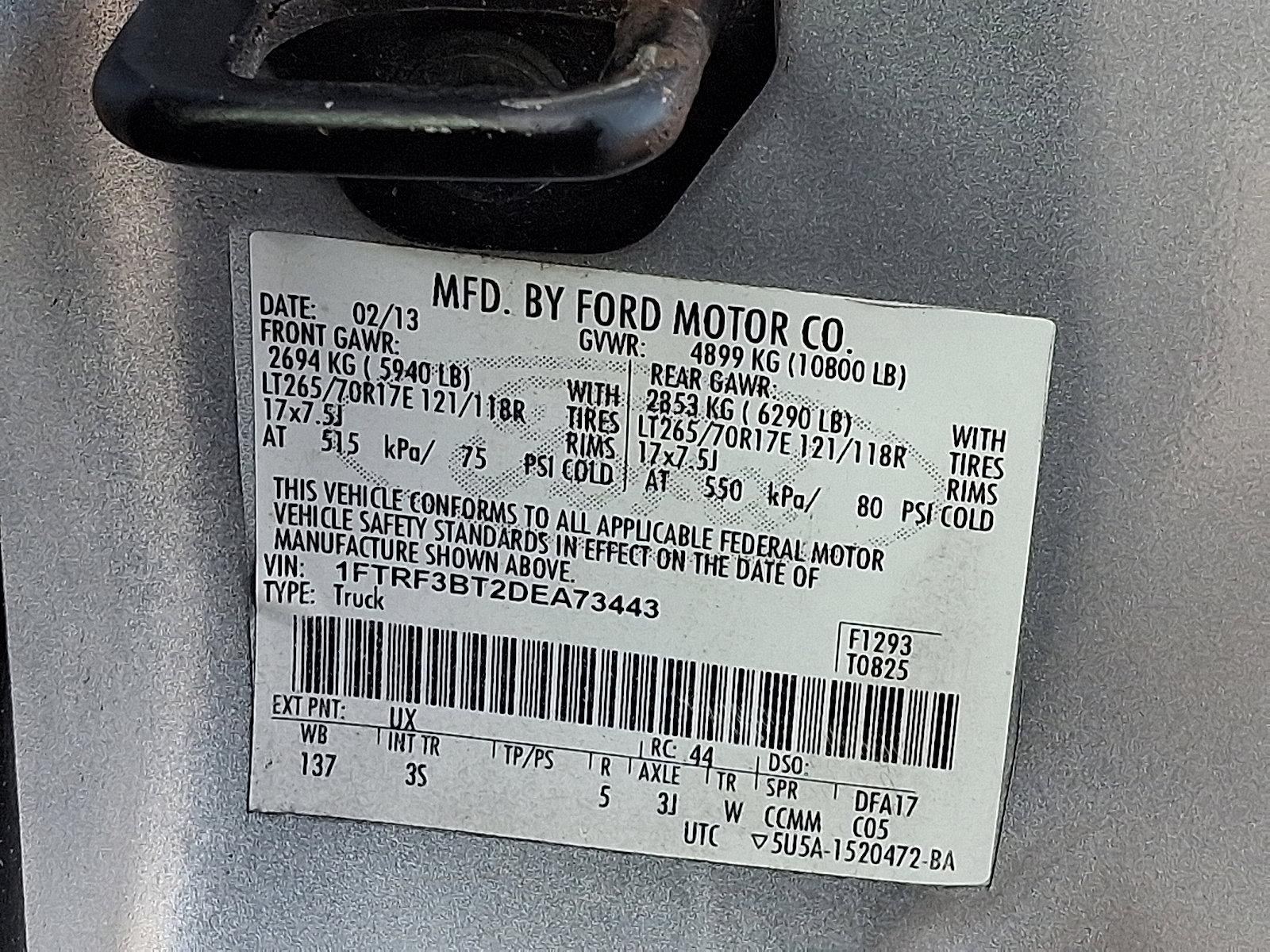 Used 2013 Ford F350 XLT w/ FX4 Off Road Pkg image 25