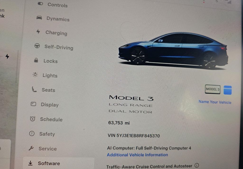 Used 2024 Tesla Model 3 Long Range AWD/4WD image 3