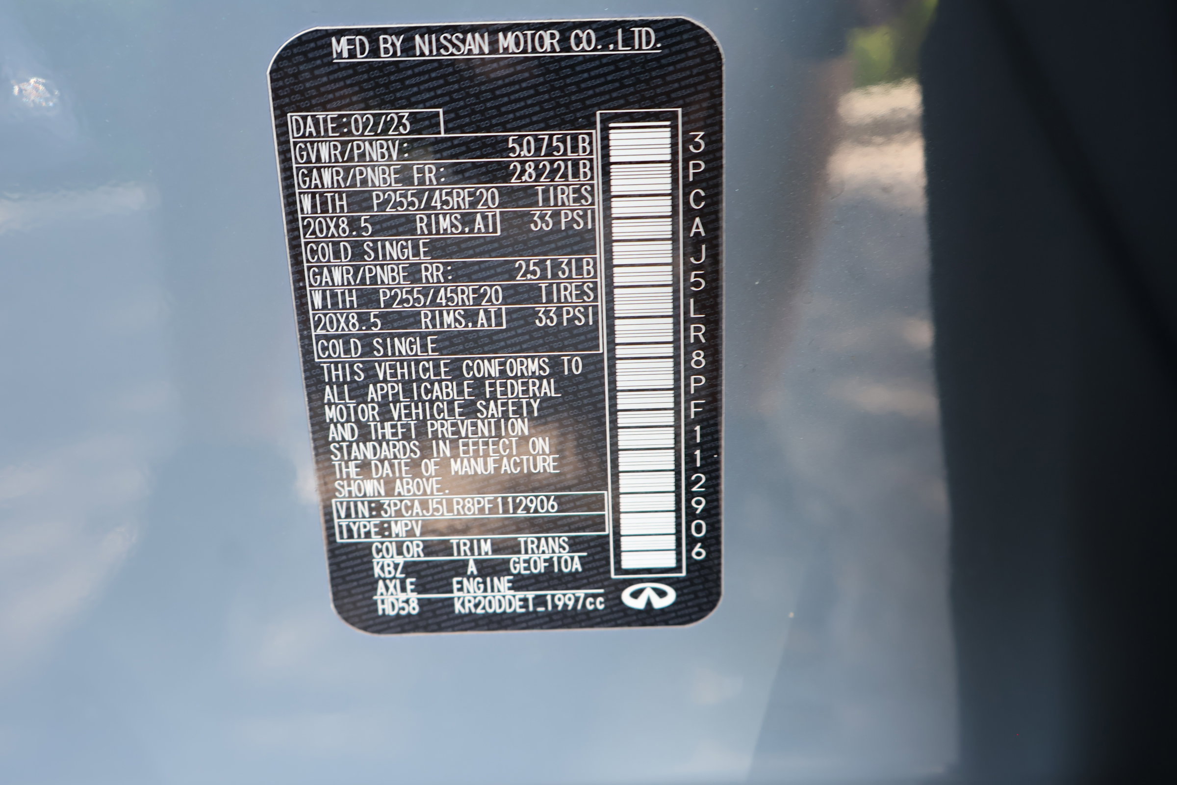 Certified 2023 INFINITI QX55 Sensory w/ Lighting Package AWD/4WD image 31