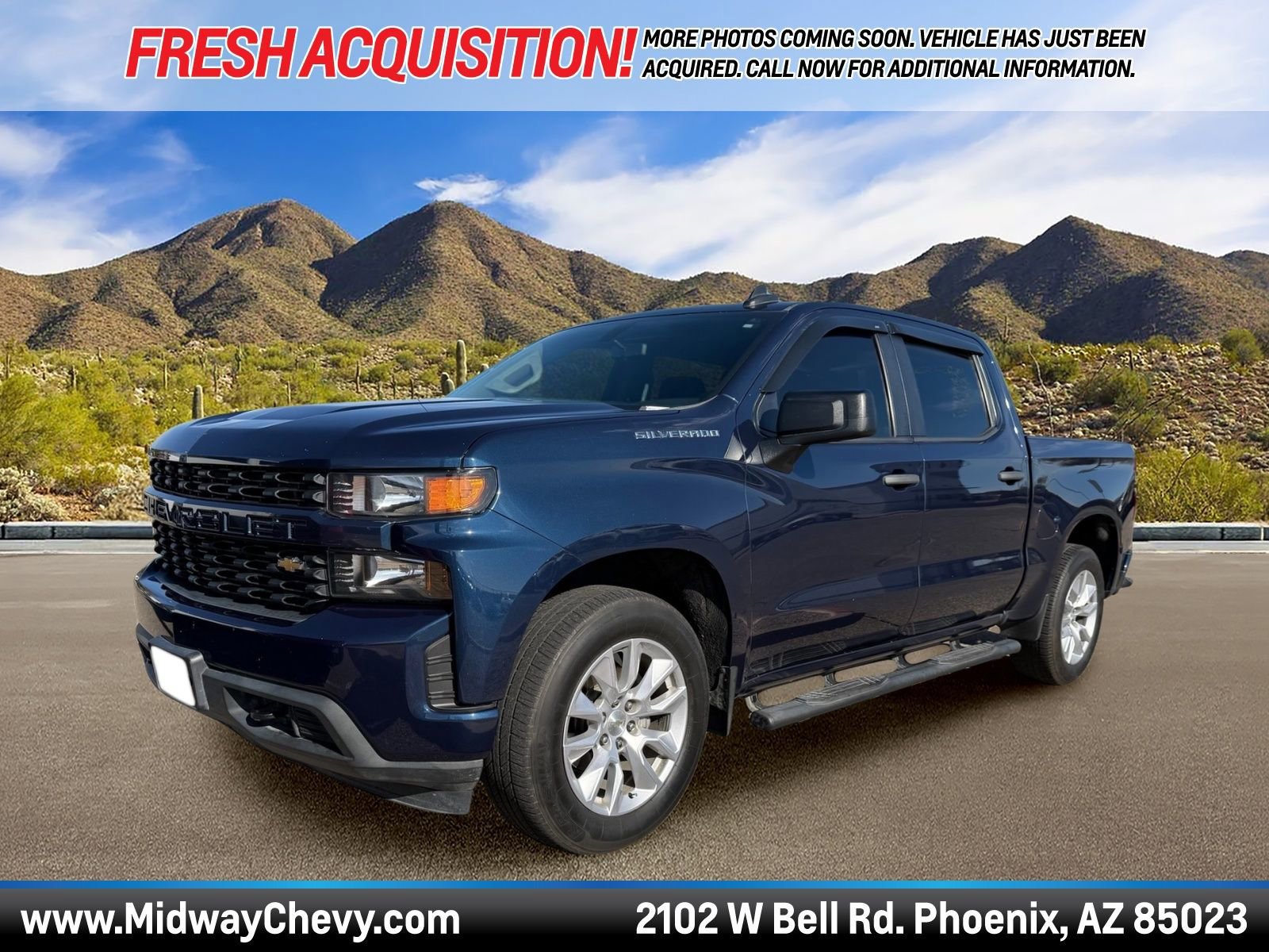 Used 2020 Chevrolet Silverado 1500 Custom w/ Infotainment Package RWD image 1