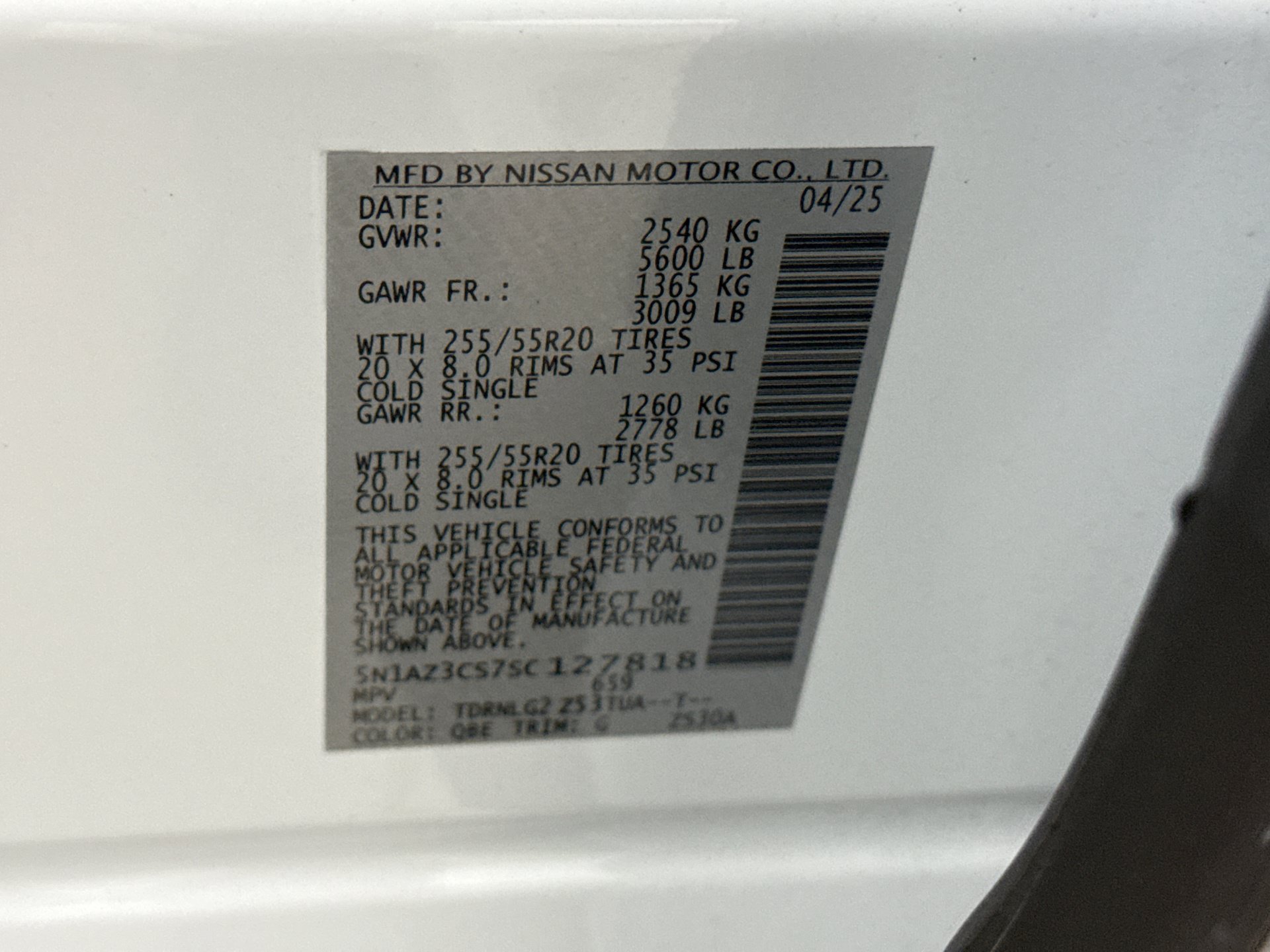 Used 2025 Nissan Murano SL w/ Cargo Package AWD/4WD image 11