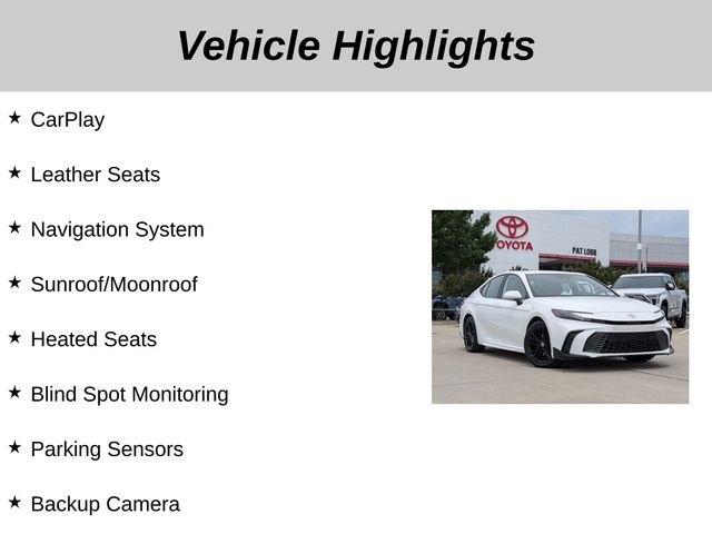 Used 2025 Toyota Camry SE FWD image 5