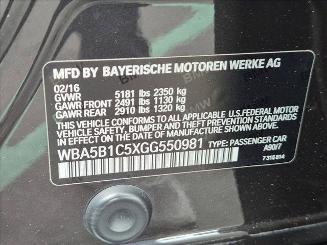Used 2016 BMW 535i Sedan RWD image 27