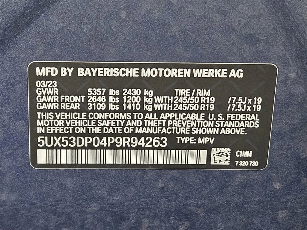 Used 2023 BMW X3 xDrive30i w/ Convenience Package image 33