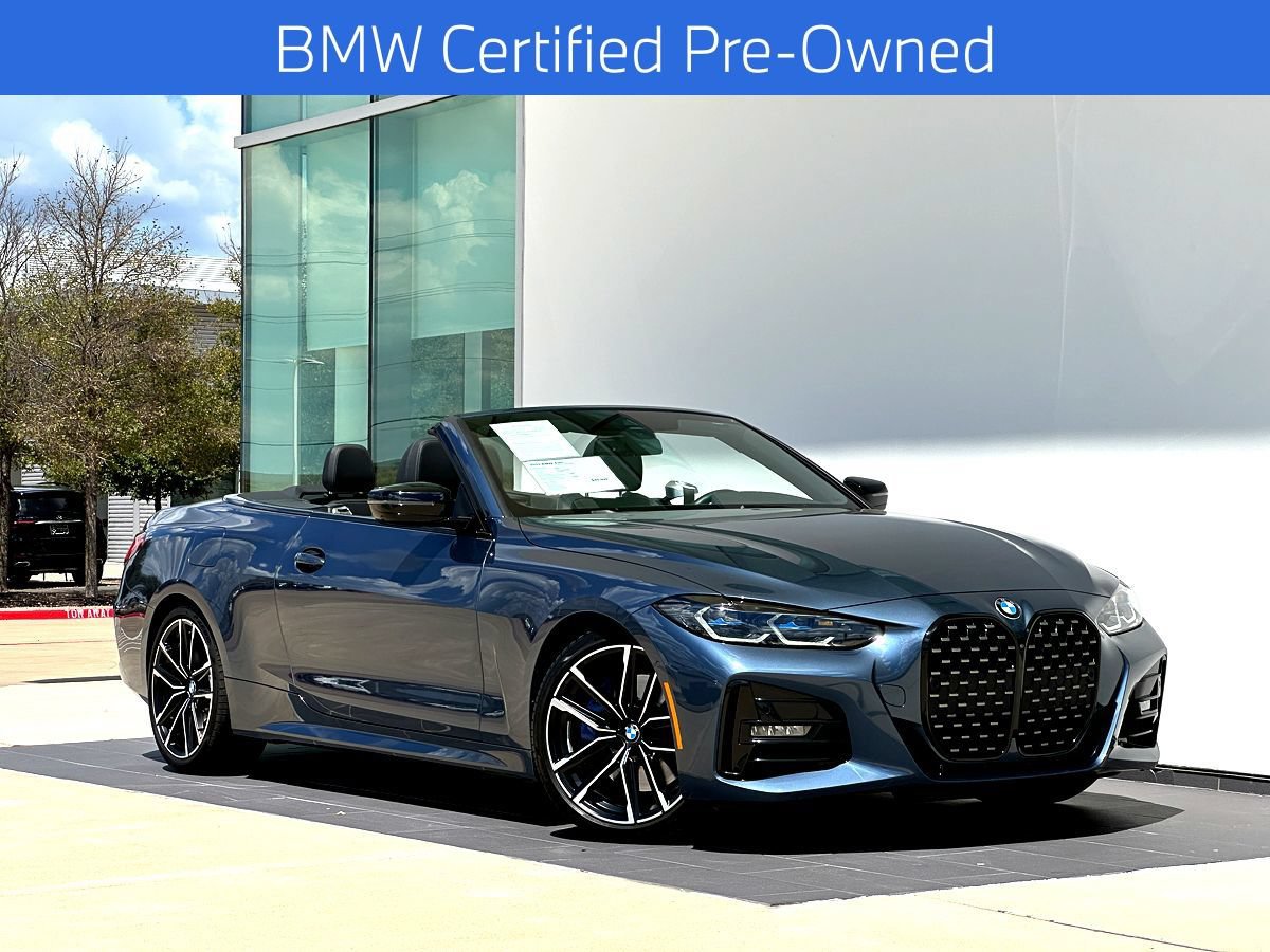 Certified 2023 BMW 430i Convertible w/ M Sport Package RWD image 1
