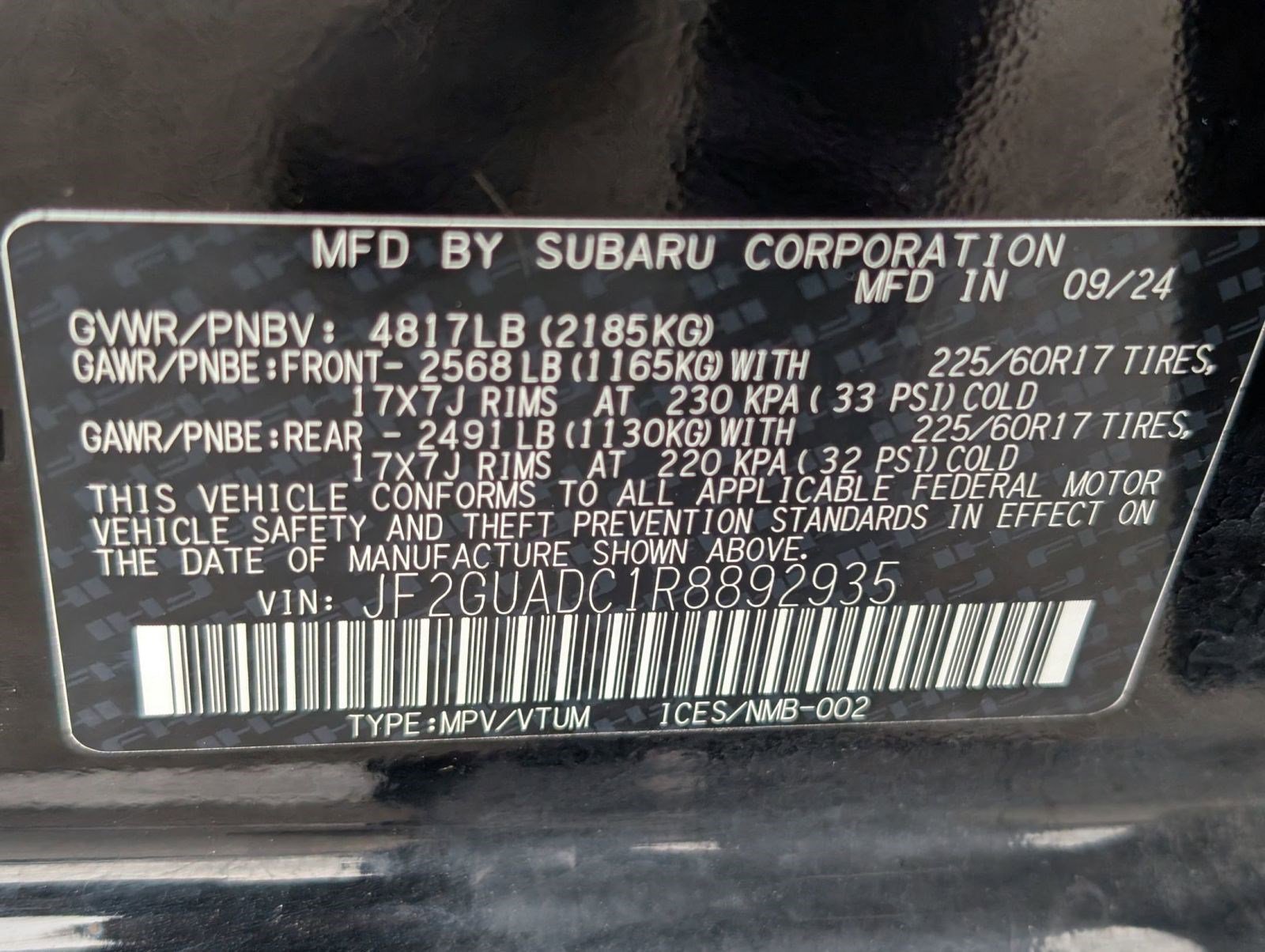 Used 2024 Subaru Crosstrek 2.0i Premium image 24