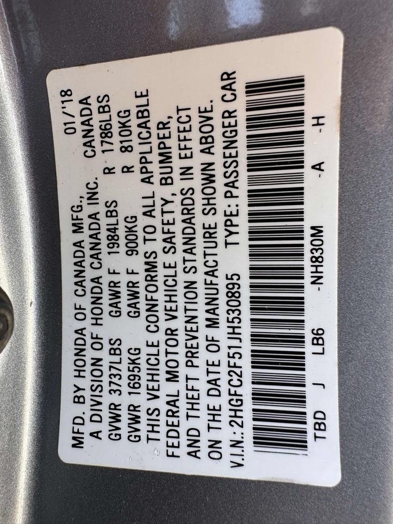 Used 2018 Honda Civic LX image 30
