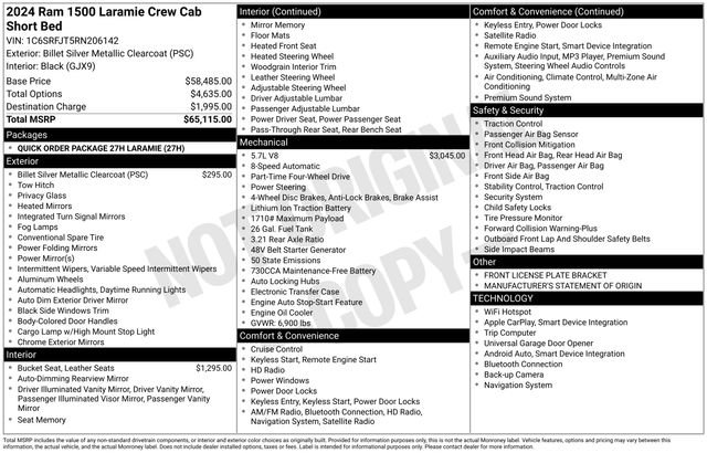 Used 2024 RAM 1500 Laramie image 30