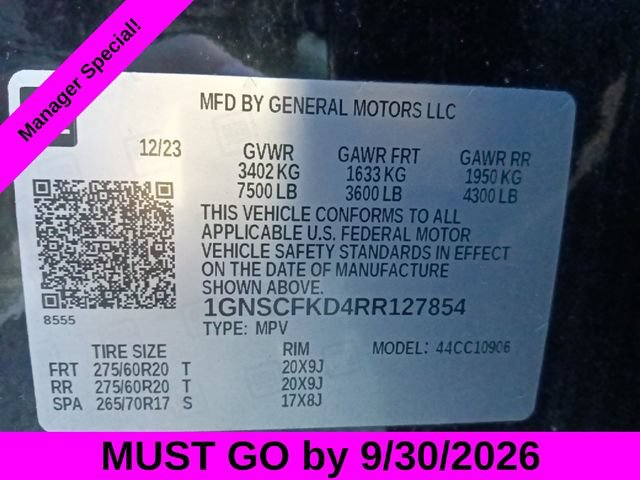 Used 2024 Chevrolet Suburban Premier RWD image 37