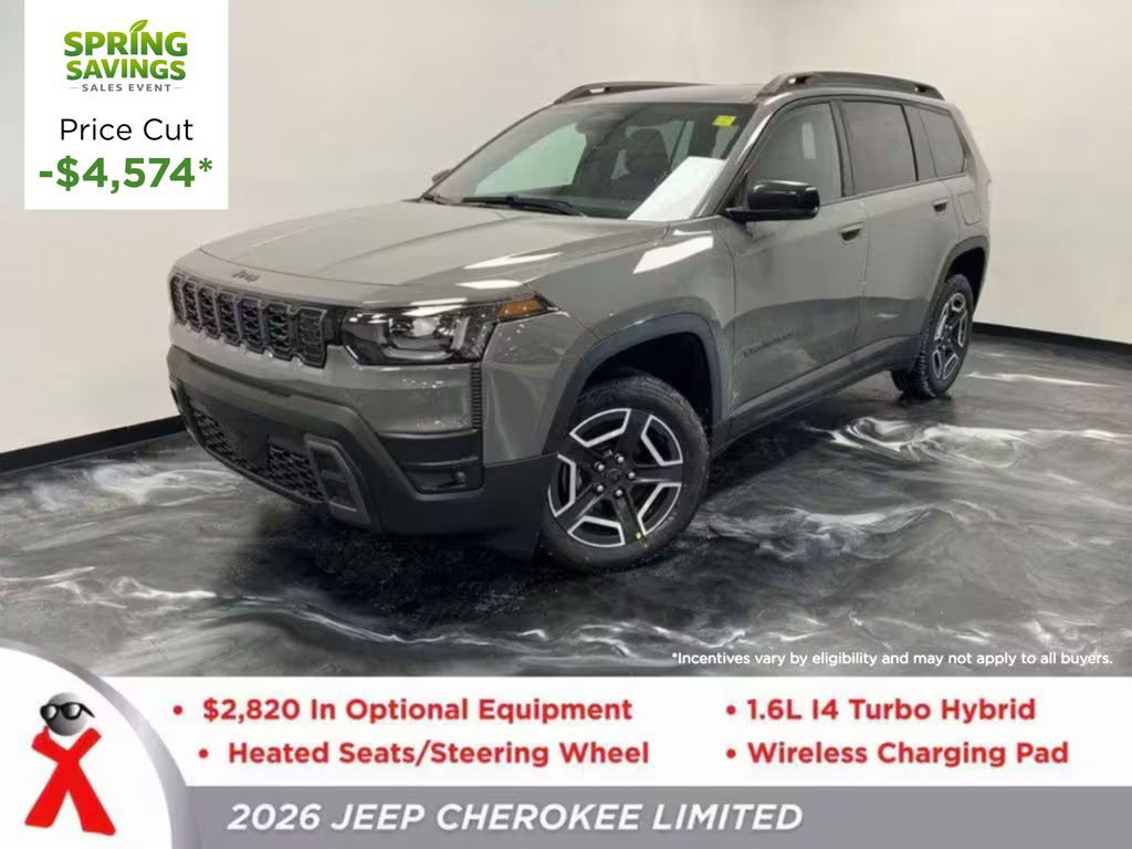 New 2026 Jeep Cherokee Limited AWD/4WD image 1