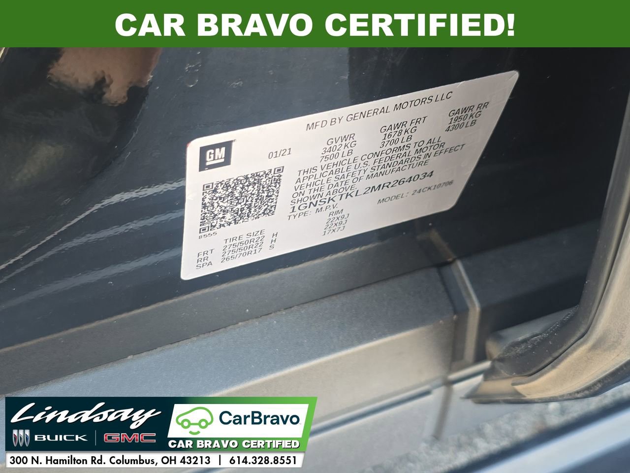 Certified 2021 Chevrolet Tahoe High Country image 34