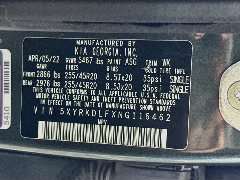 Certified 2022 Kia Sorento SX Prestige w/ Rust Color Package AWD/4WD image 41