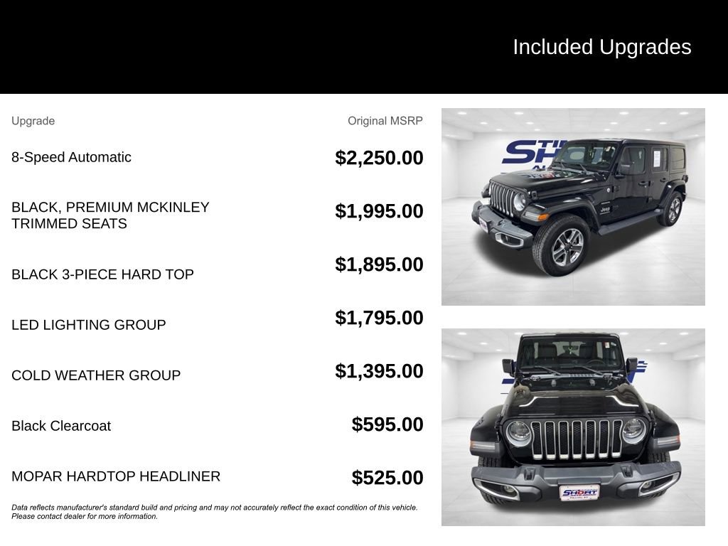 Used 2023 Jeep Wrangler Unlimited Sahara w/ LED Lighting Group AWD/4WD image 2