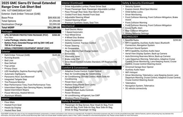 Used 2025 GMC Sierra EV Denali AWD/4WD image 7