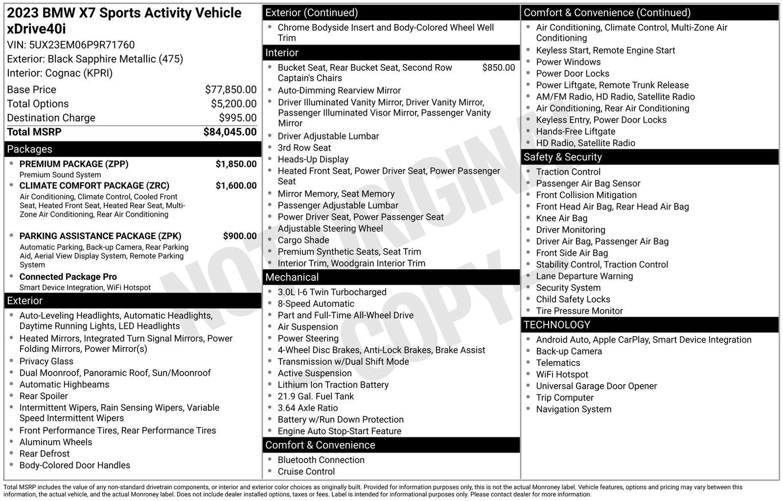 Used 2023 BMW X7 xDrive40i w/ Premium Package image 5