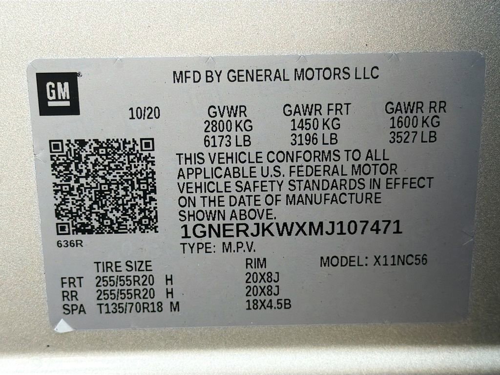 Used 2021 Chevrolet Traverse RS image 44