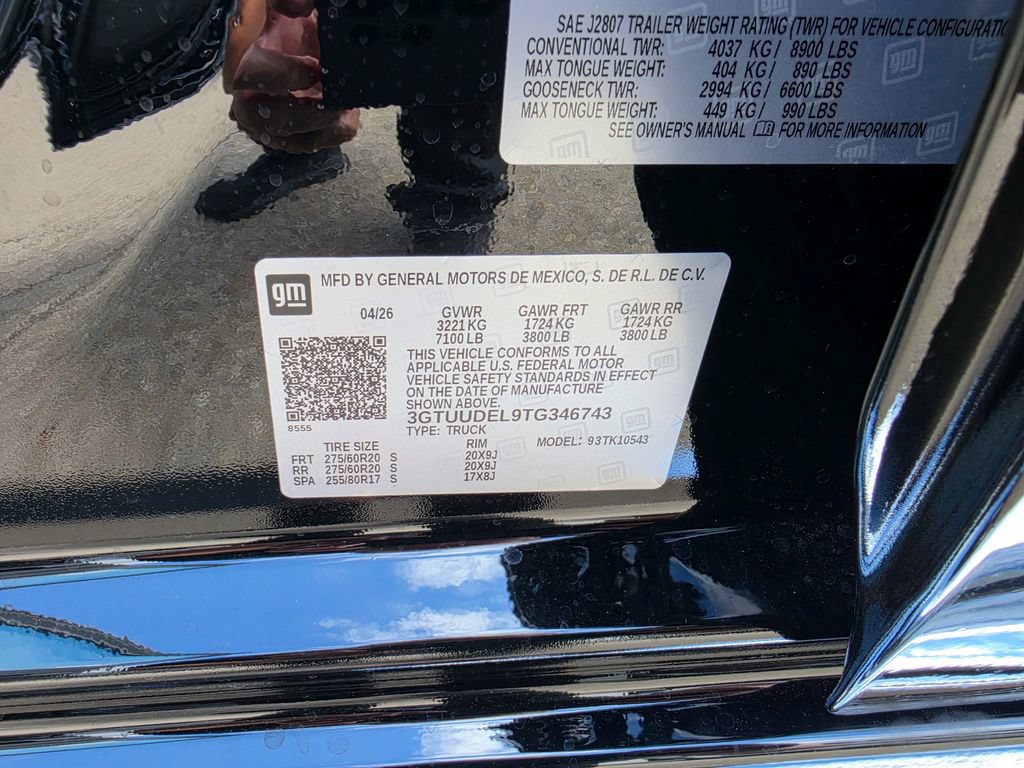 New 2026 GMC Sierra 1500 SLT w/ SLT Premium Plus Package AWD/4WD image 37