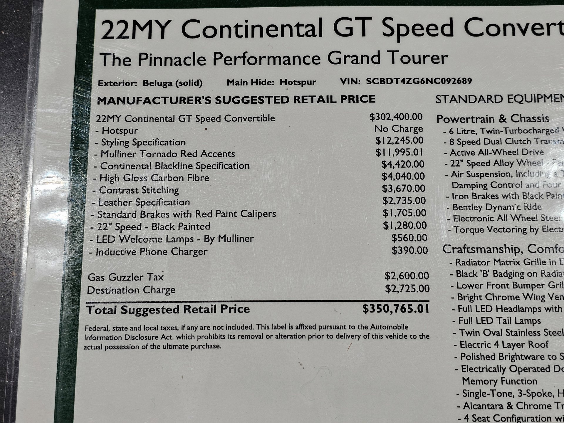 Used 2022 Bentley Continental GT Speed image 27