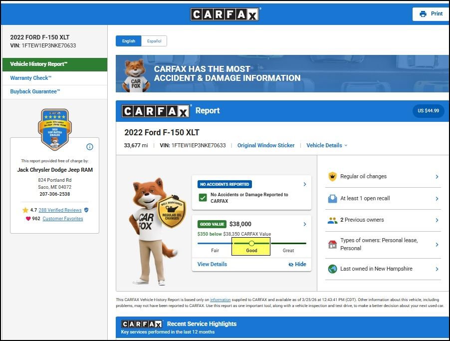 Used 2022 Ford F150 XLT w/ Equipment Group 302A High image 12