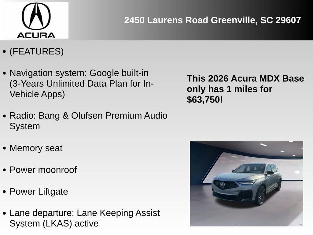 New 2026 Acura MDX A-Spec image 6