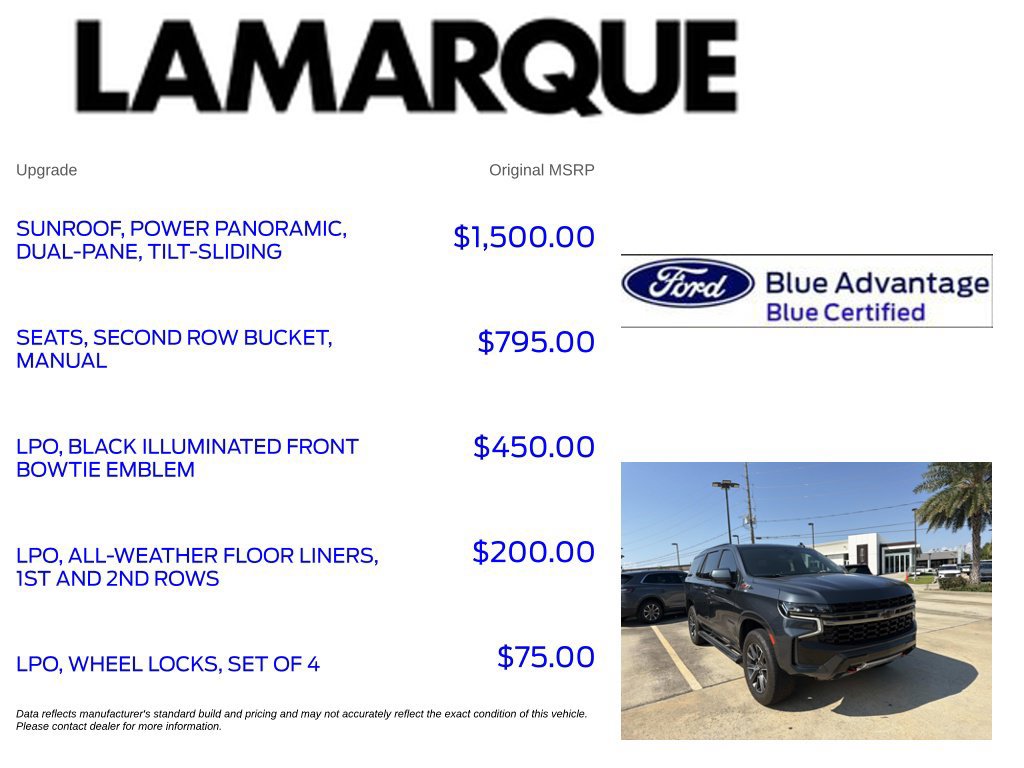 Used 2021 Chevrolet Tahoe Z71 AWD/4WD image 10