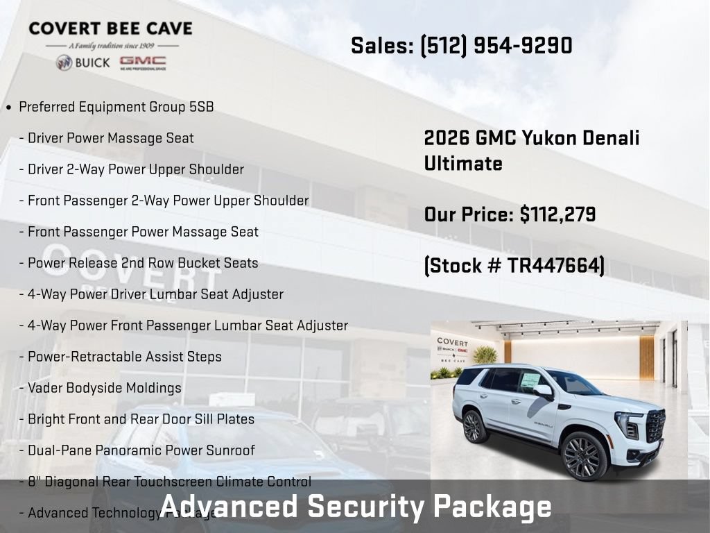 New 2026 GMC Yukon Denali Ultimate AWD/4WD image 9