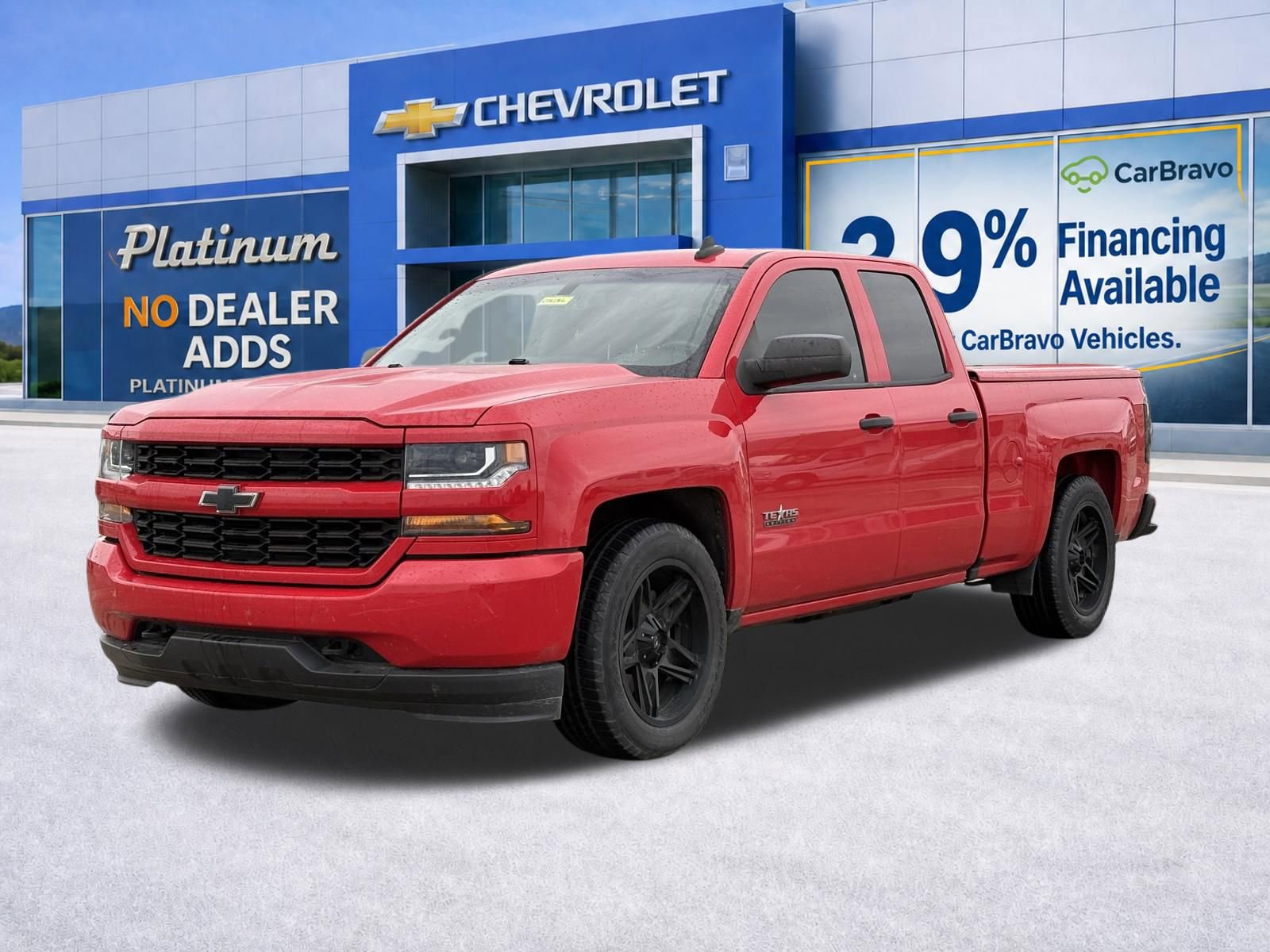 Used 2018 Chevrolet Silverado 1500 Custom w/ Texas Edition RWD image 3