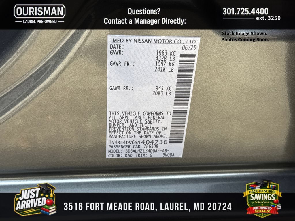 Used 2025 Nissan Altima 2.5 SV FWD image 26