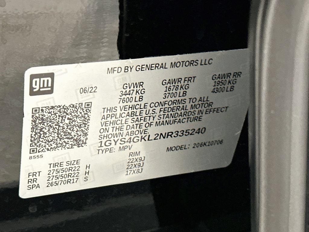 Used 2022 Cadillac Escalade Sport Platinum w/ LPO, ONYX Package AWD/4WD image 37