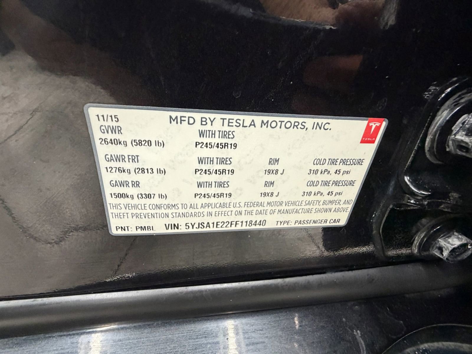 Used 2015 Tesla Model S 85D AWD/4WD image 32