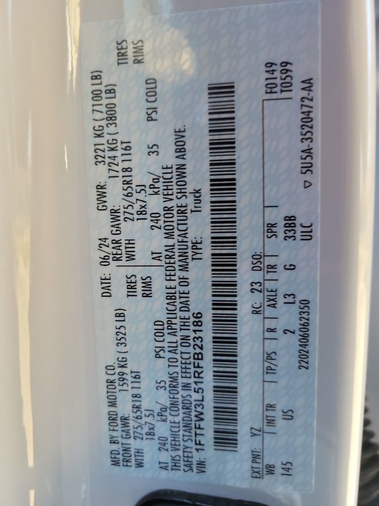 Used 2024 Ford F150 XLT w/ FX4 Off-Road Package image 36