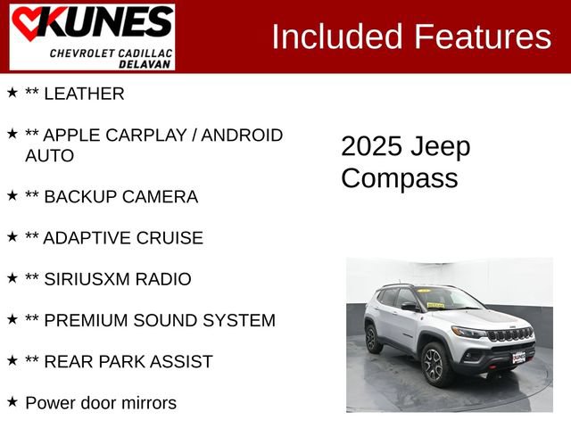 Used 2025 Jeep Compass Trailhawk AWD/4WD image 3