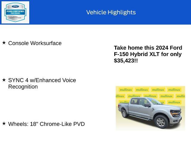 Certified 2024 Ford F150 XLT w/ Mobile Office Package AWD/4WD image 19