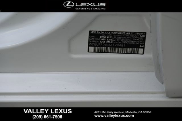 Used 2003 Mercedes-Benz E 500 Sedan image 22