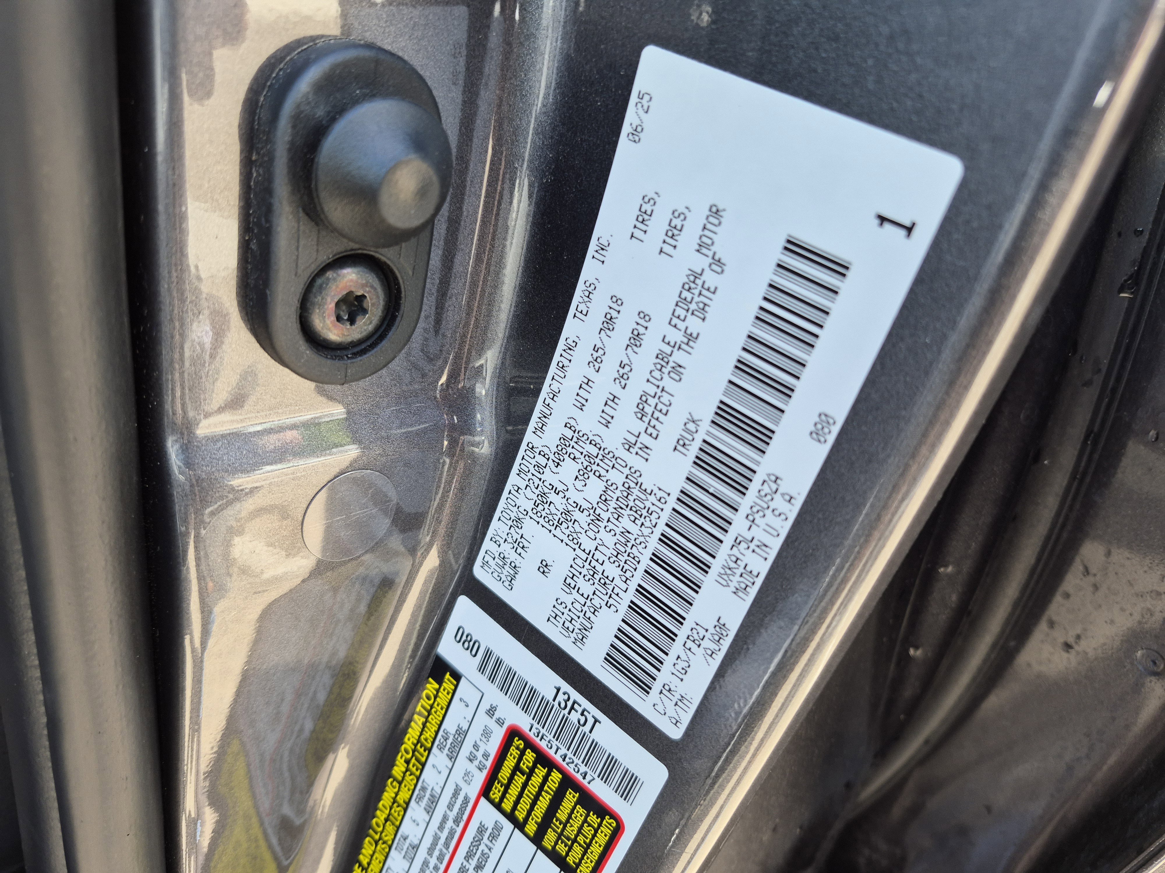 Certified 2025 Toyota Tundra SR5 w/ TRD Off-Road Package image 52