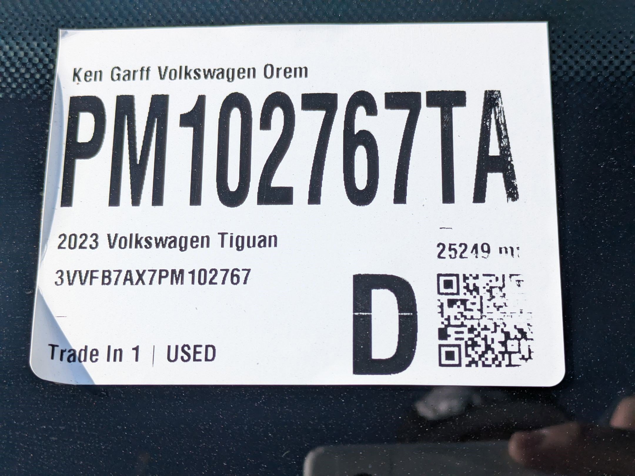 Certified 2023 Volkswagen Tiguan S image 34