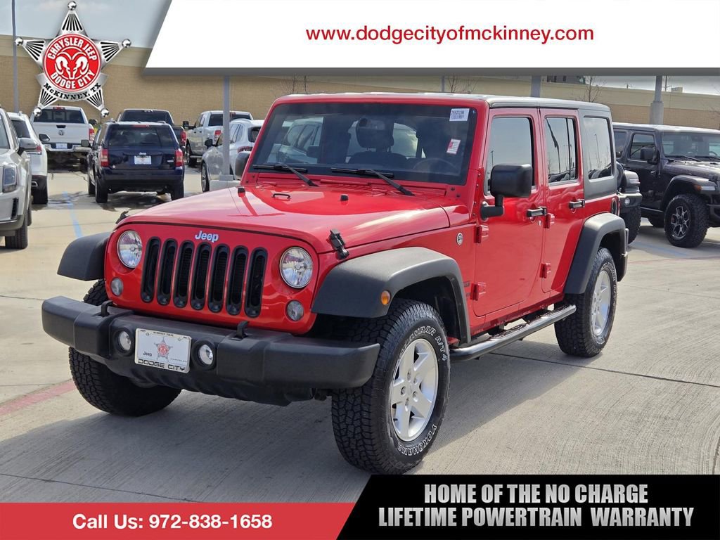 Used 2016 Jeep Wrangler Unlimited Sport w/ Quick Order Package 24S