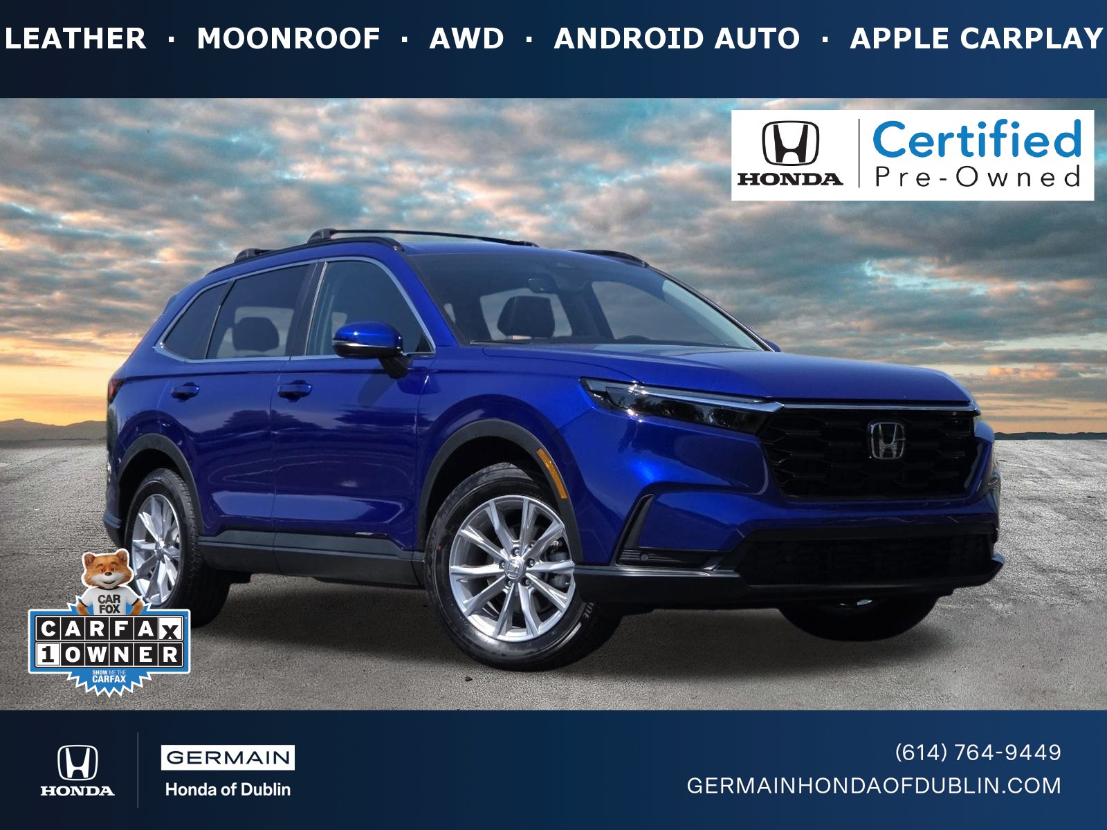 Certified 2023 Honda CR-V EX-L image 1
