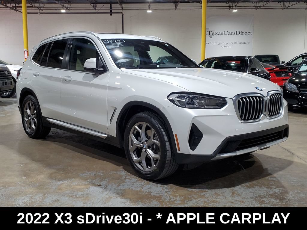 Used 2022 BMW X3 sDrive30i w/ Premium Package 2 RWD image 3