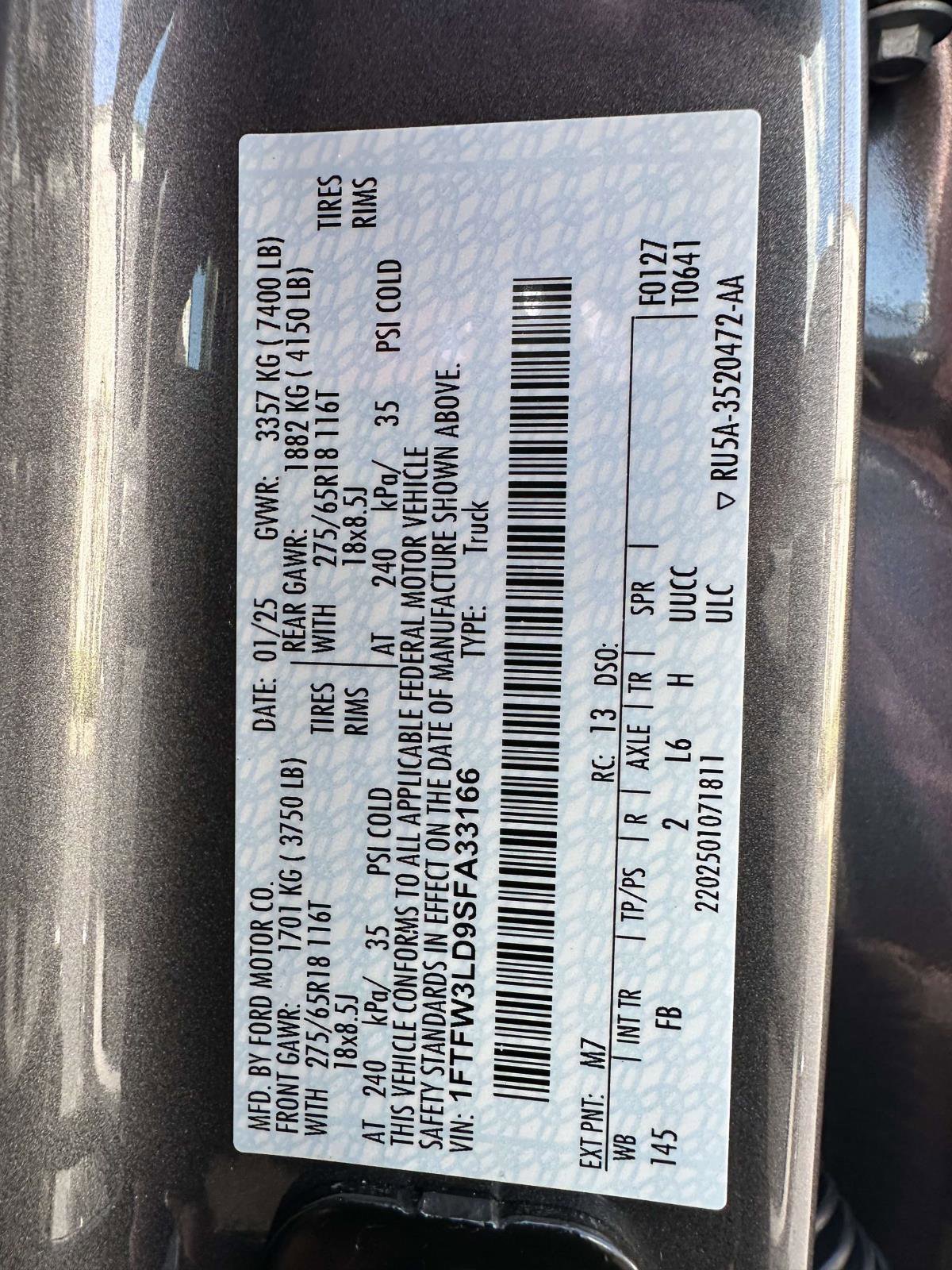 Used 2025 Ford F150 XLT w/ Equipment Group 302A MID image 31