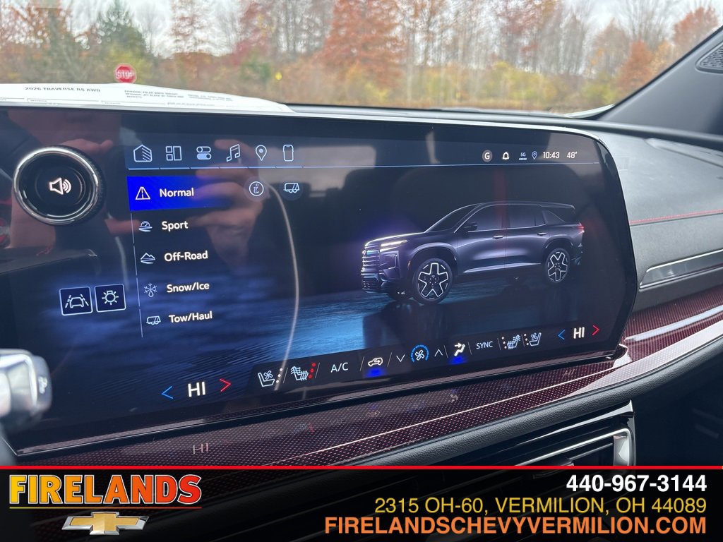 New 2026 Chevrolet Traverse RS image 28