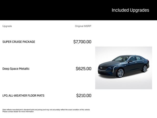 New 2025 Cadillac CT4 Premium Luxury image 3