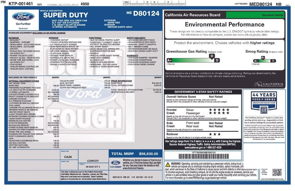 Used 2021 Ford F250 XLT w/ XLT Premium Package AWD/4WD image 5